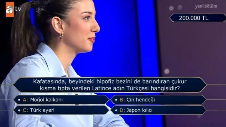 Kafatasındaki deliğin adı! Hipofiz bezinin bulunduğu çukur! Türk eyer var mı?