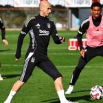 Beşiktaş, Trabzonspor karşılaşmasına hazırlıklarını sürdürüyor